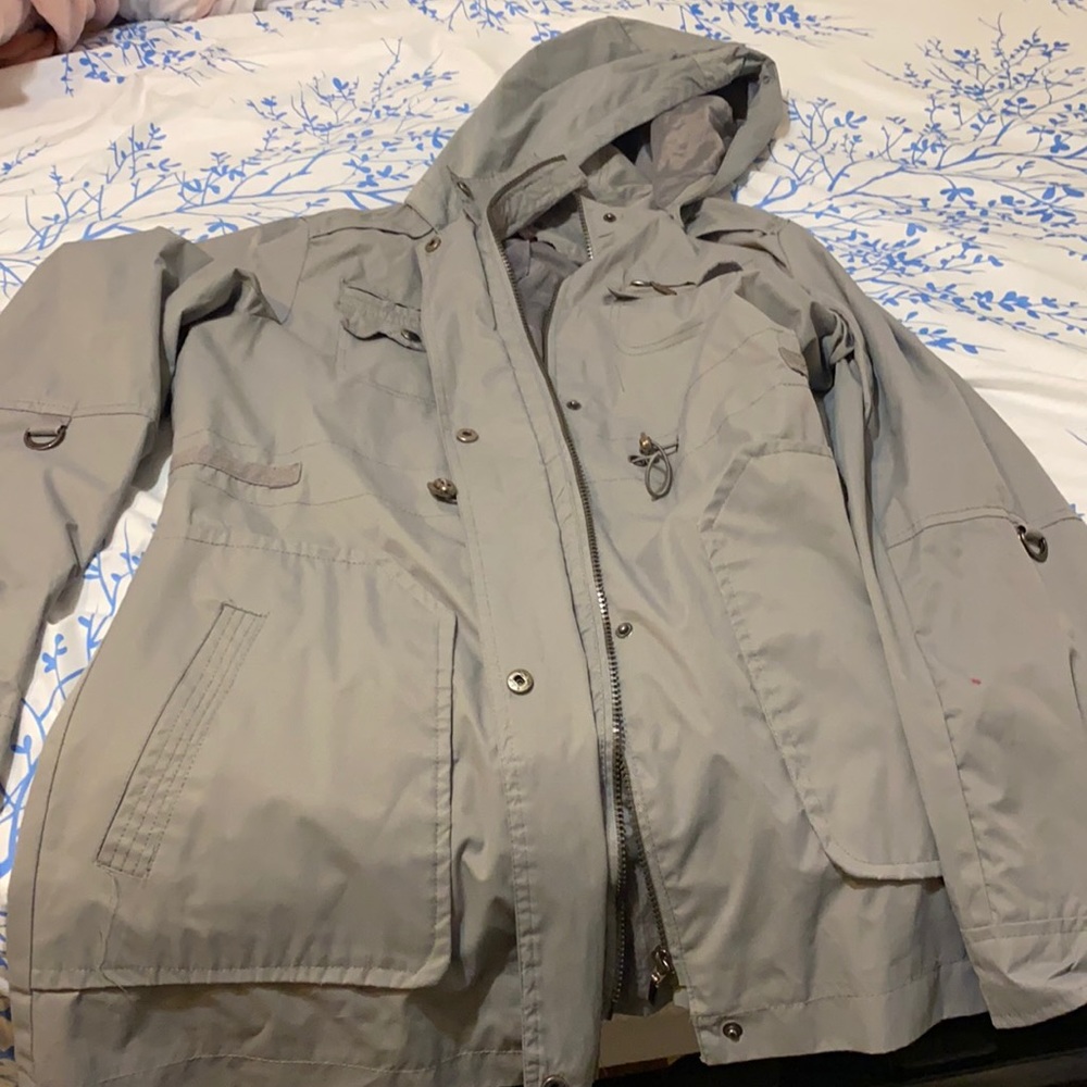 Grey Raincoat